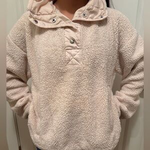 Cozy Cream Sherpa Pullover